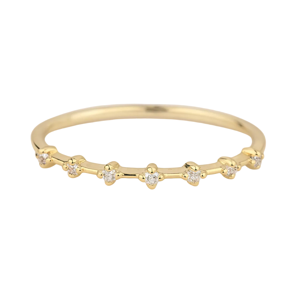 Mini Diamond Dot Band
