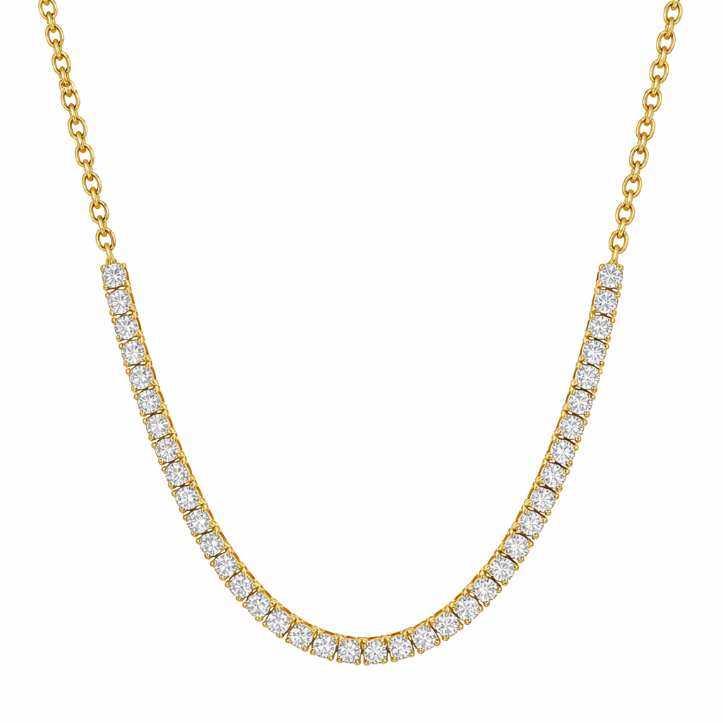 The Emily Diamond Tennis Necklace