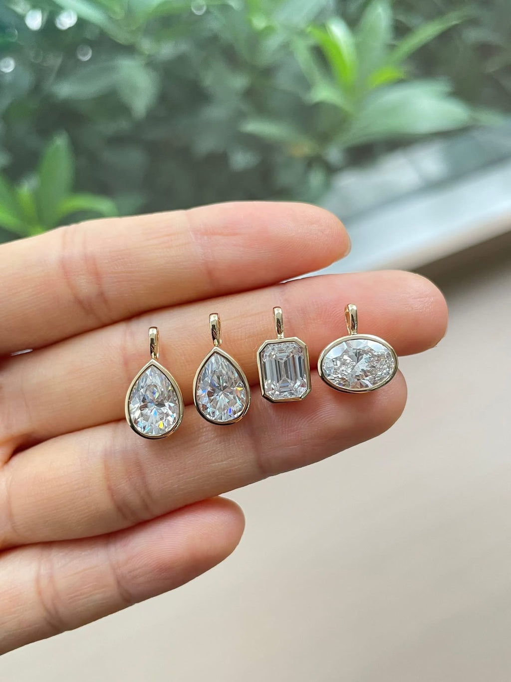 Mini Labgrown Diamond Charm Pendant