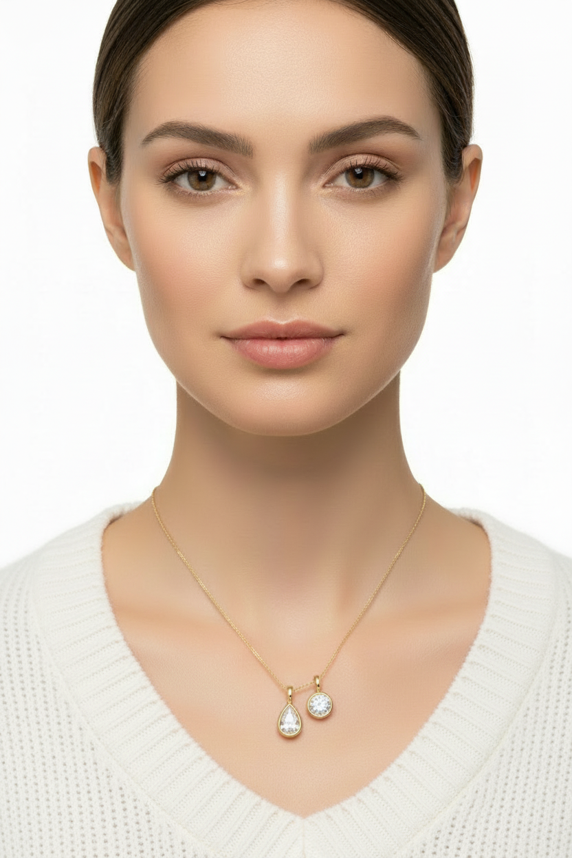 Mini Labgrown Diamond Charm Pendant