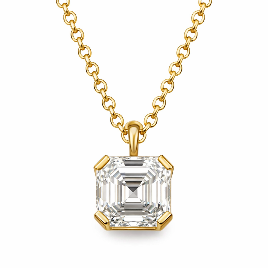 The Asscher Pave Pendant