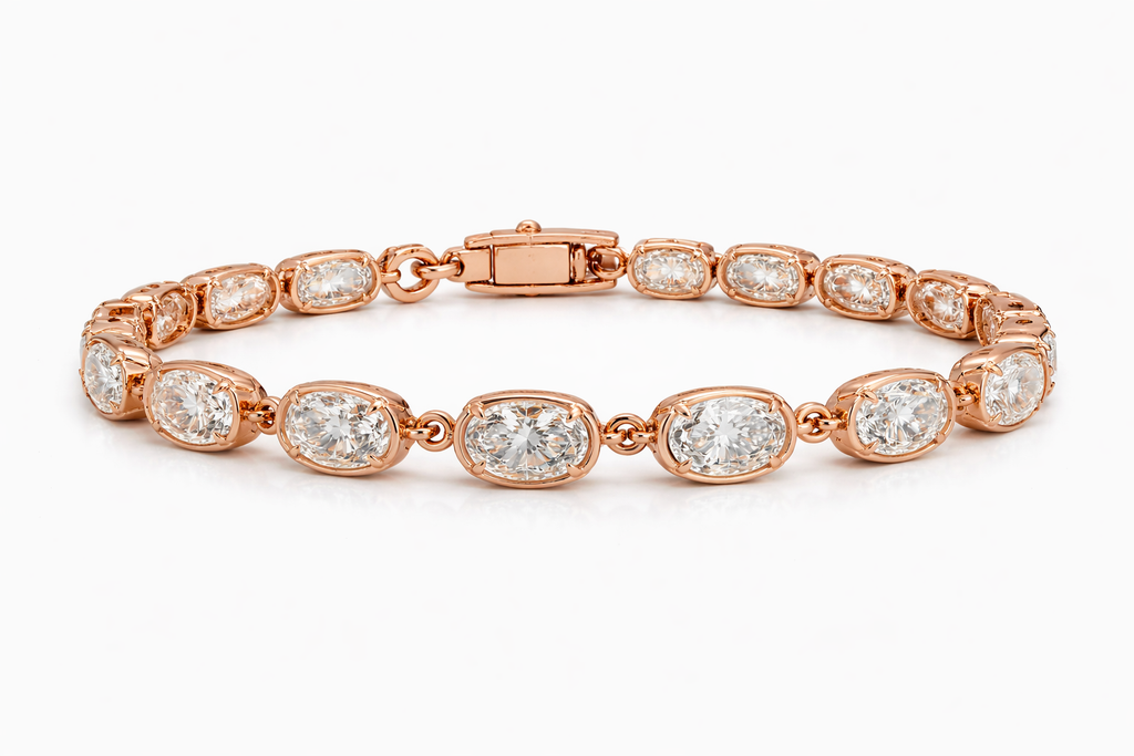 Antique Cushion Labgrown Diamond Bracelet