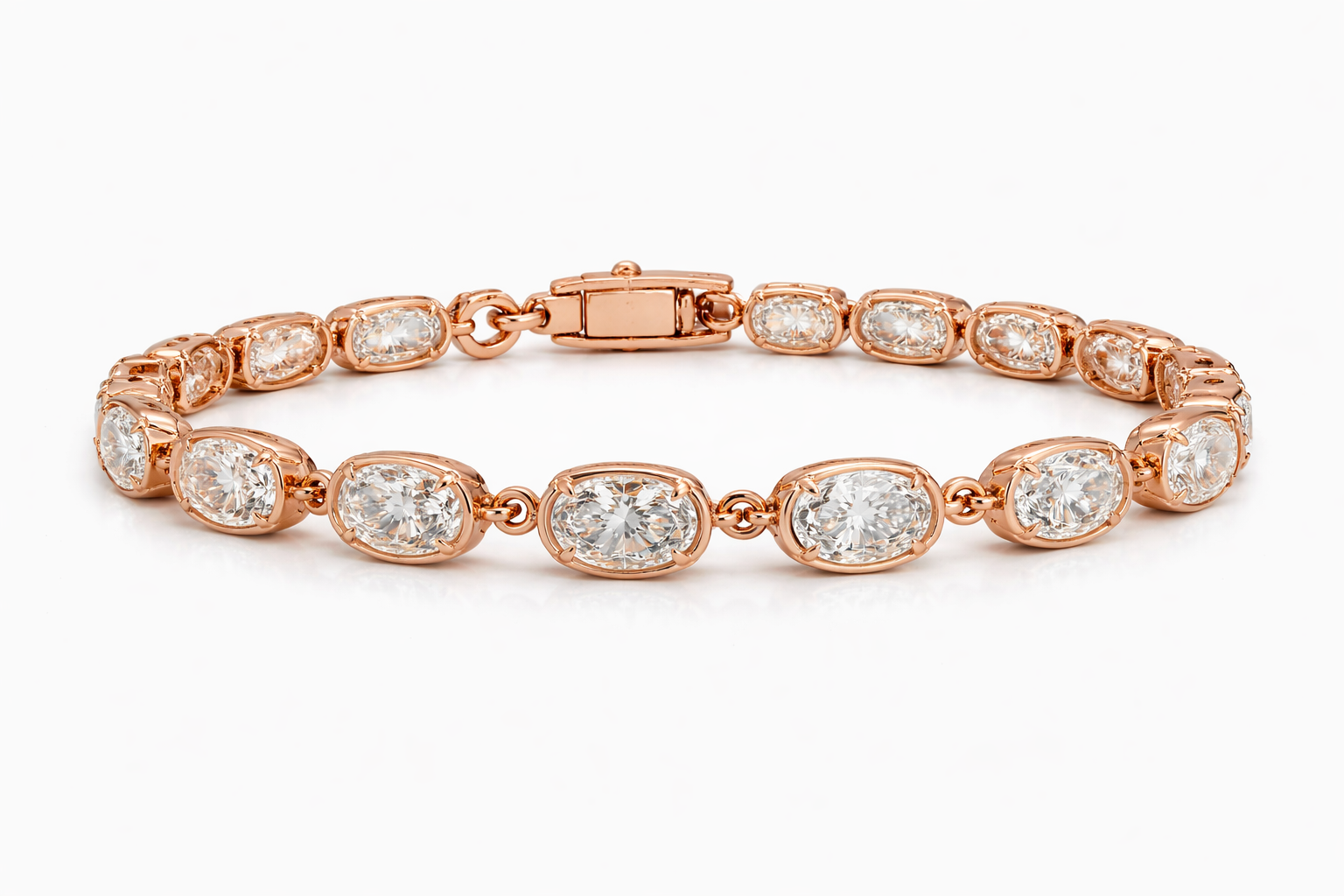 Antique Cushion Labgrown Diamond Bracelet