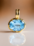 Double Clip Birthstone Pendant