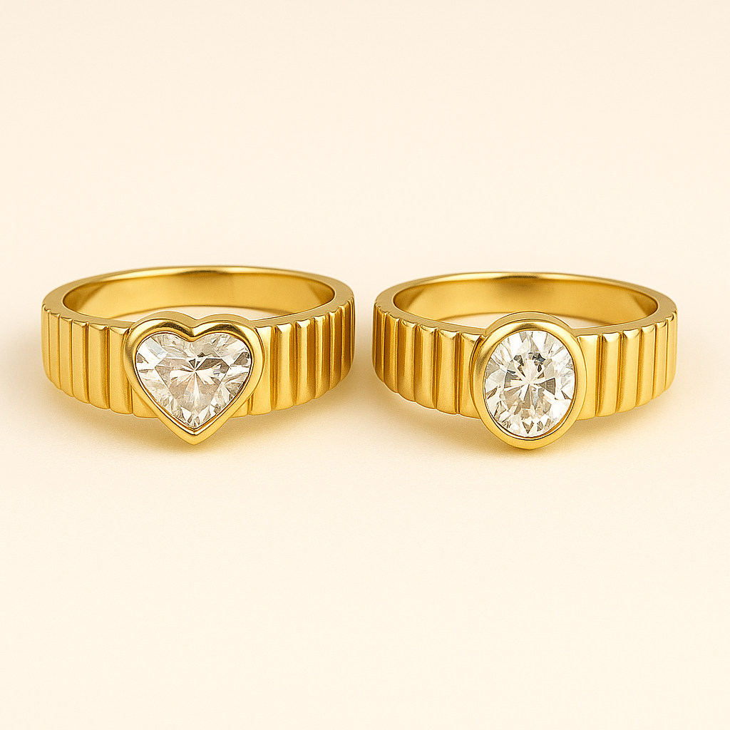 The Fluted Ring Collection