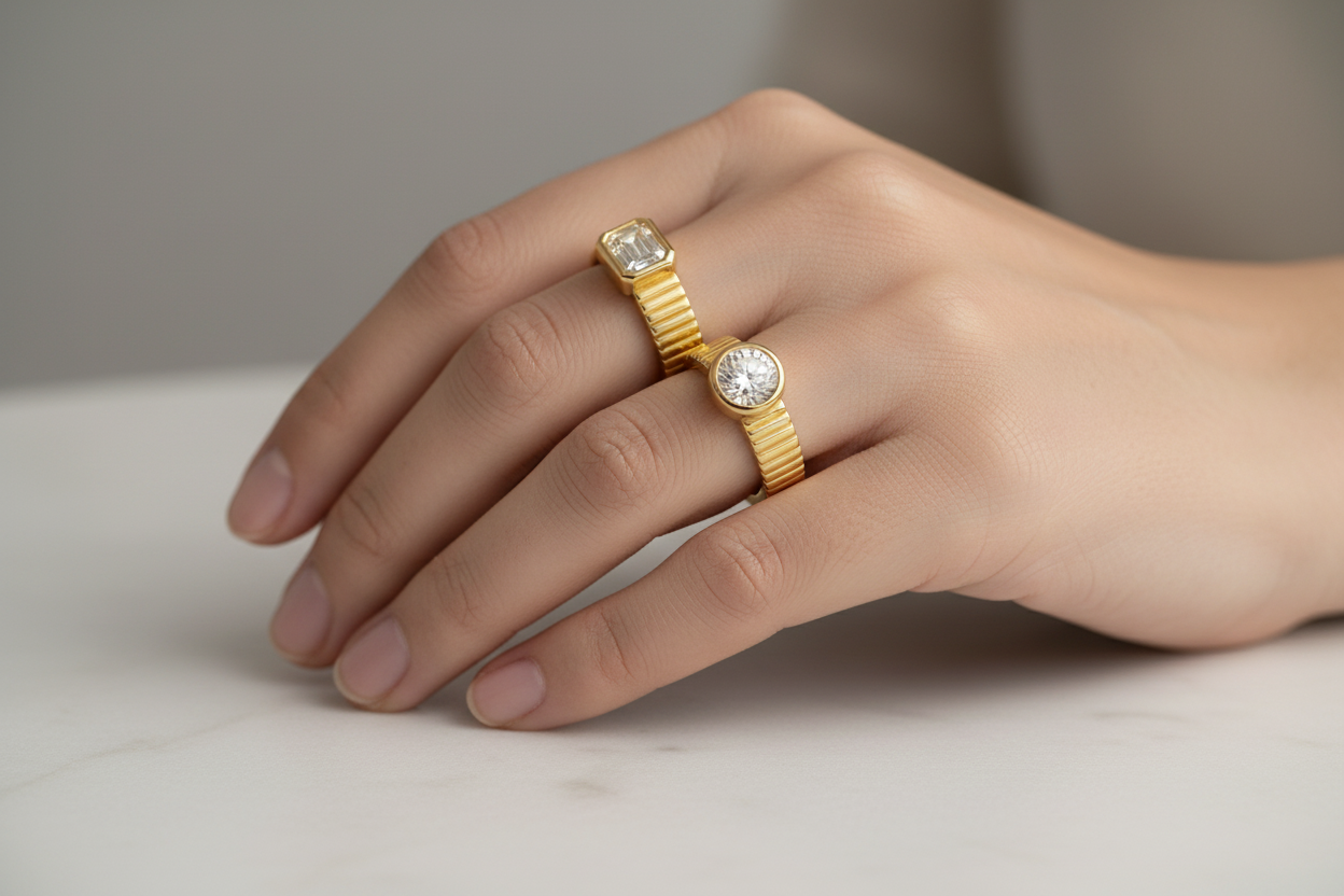 The Fluted Ring Collection