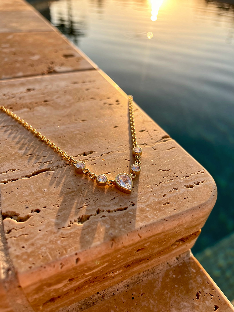 The Pear Combo Necklace