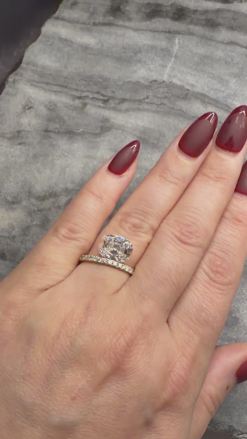 3.01 Old Mine Cushion Labgrown Diamond