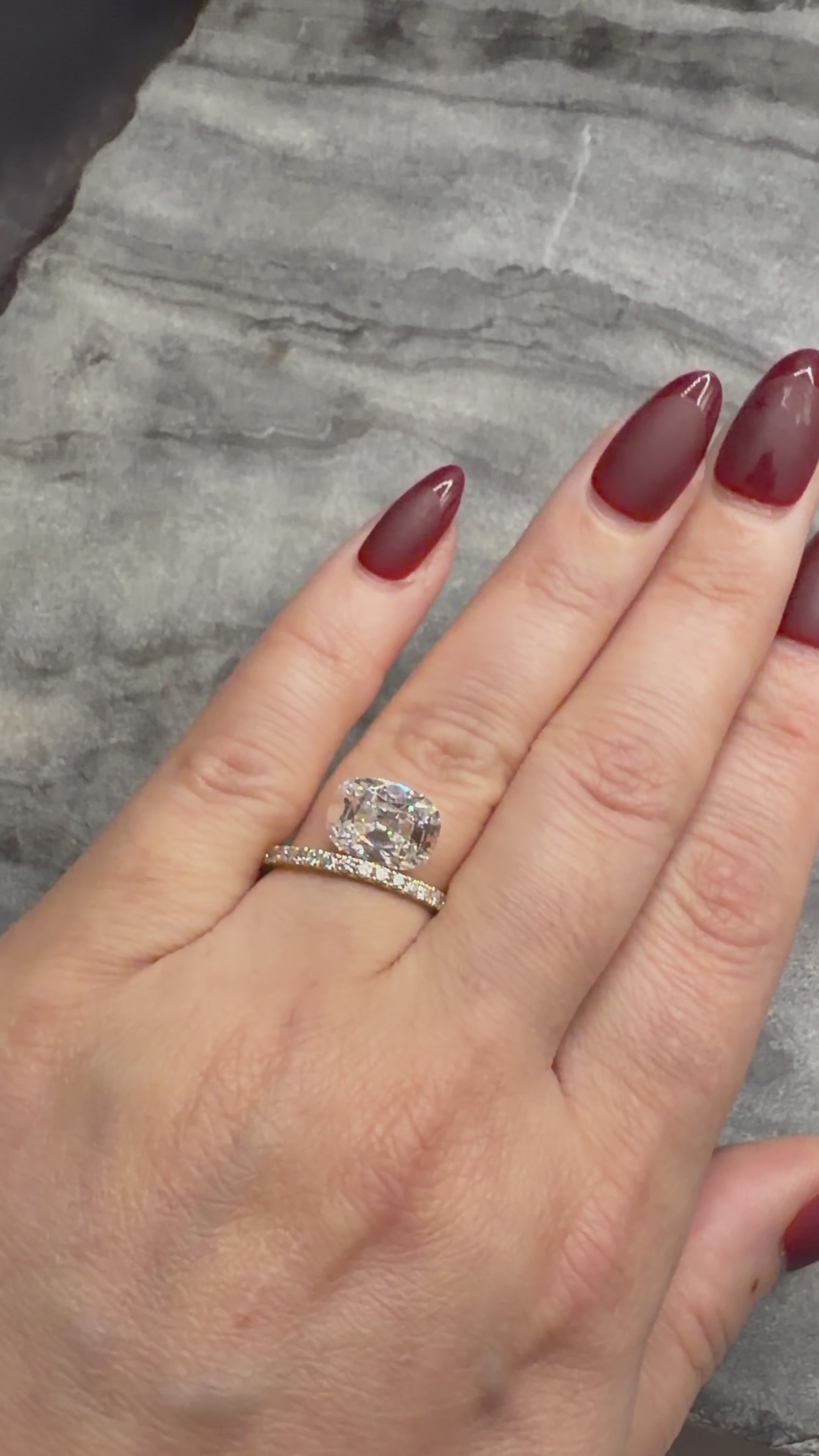 3.01 Old Mine Cushion Labgrown Diamond