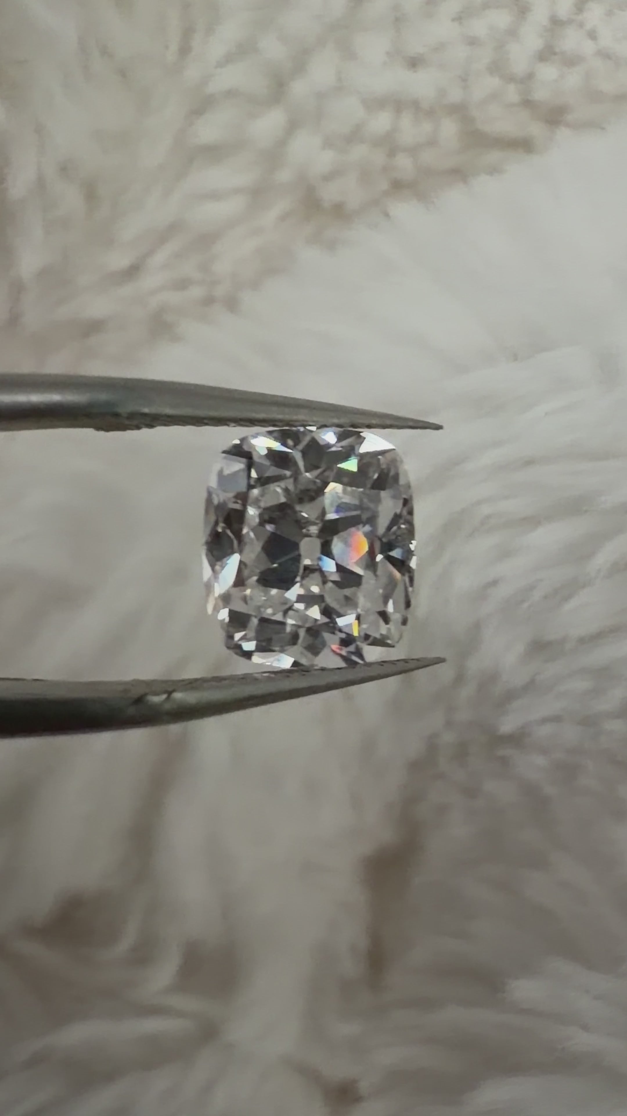 3.31 ctw Old Mine Cushion || Labgrown Diamond