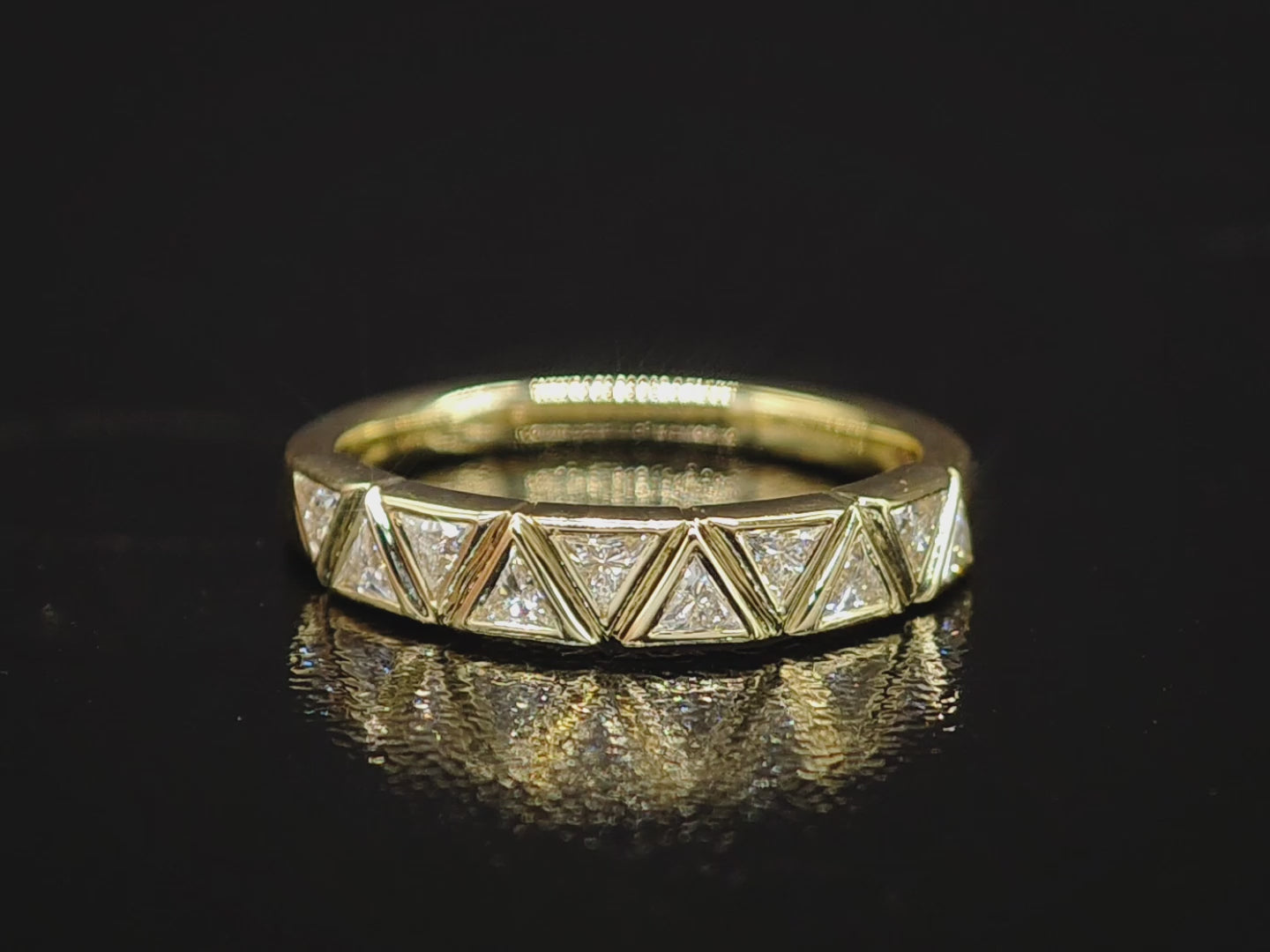 Trillion Bezel Band
