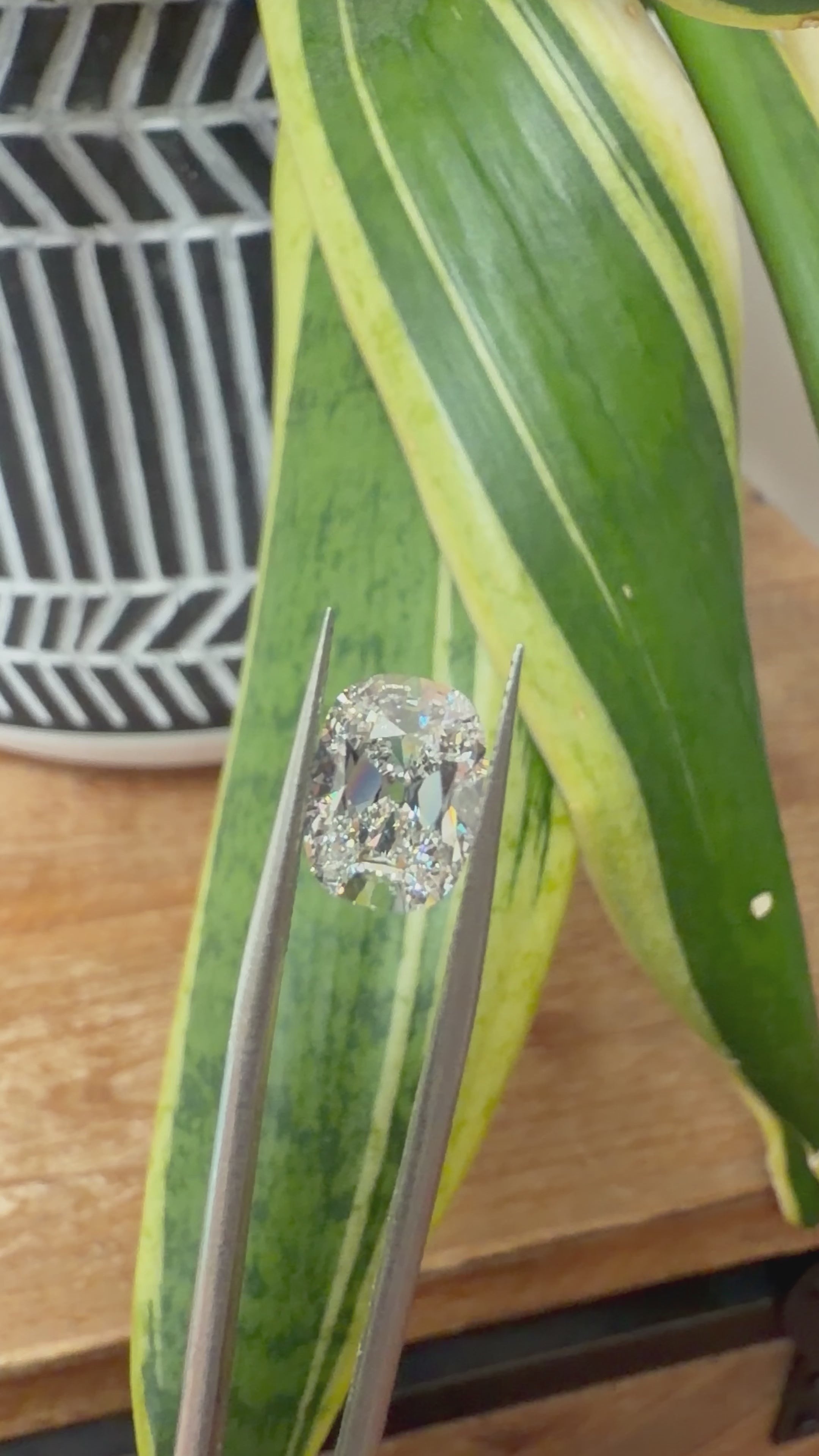 3.01 Old Mine Cushion Labgrown Diamond