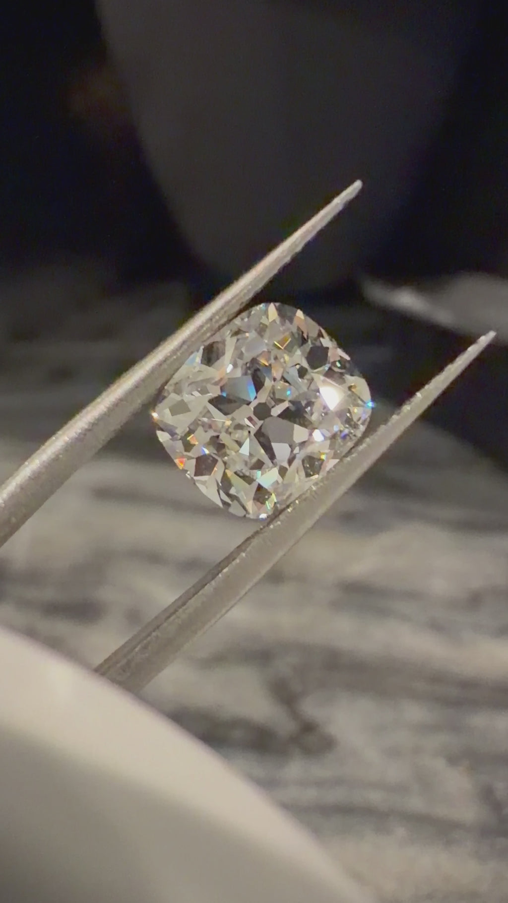 3.31 ctw Old Mine Cushion || Labgrown Diamond