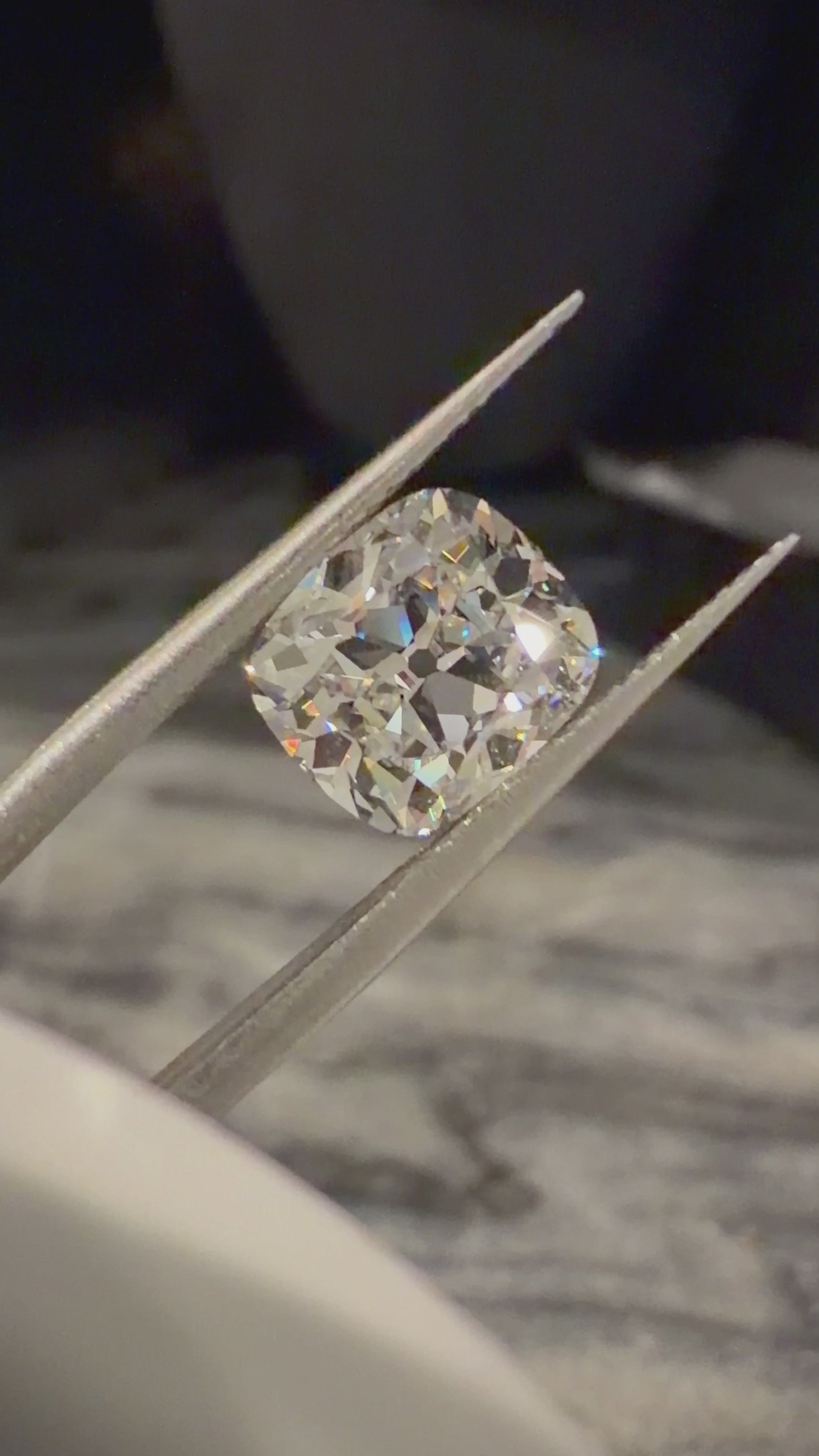 3.31 ctw Old Mine Cushion || Labgrown Diamond