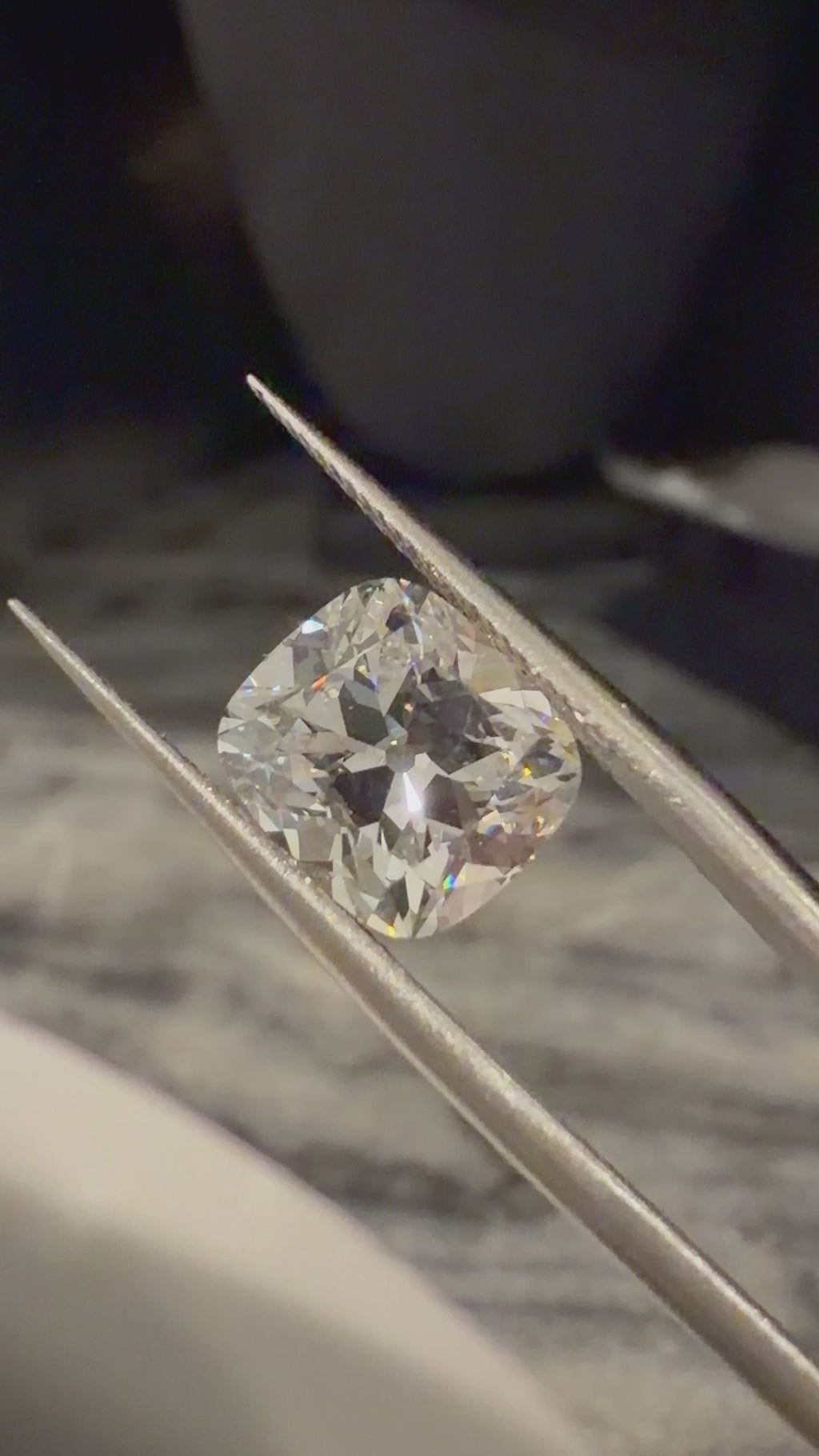 4.04 ctw Antique Cushion || IGI certified Labgrown Diamond